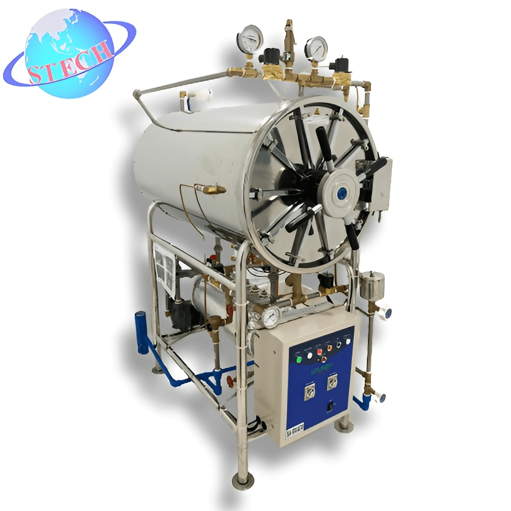 Nồi hấp tiệt trùng nằm ngang 100 lít, có sấy Sturdy SA-400